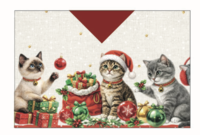 Weihnachtsset Amerikanische + Chatul-Serviette Tellini S.R.L. Großhandelskleidung